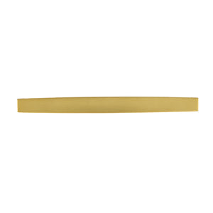 Channel Pull 5-1/16 Inch (128mm) Center to Center Brushed Golden Brass
