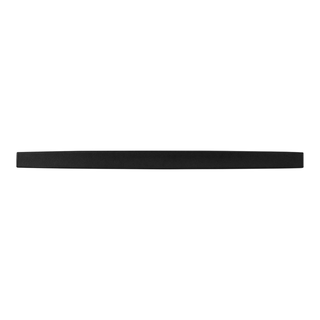 Channel Pull 7-9/16 Inch (192mm) Center to Center Matte Black Finish ...
