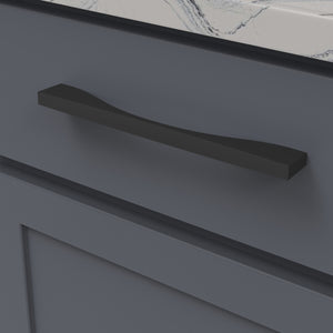 Channel Pull 8-13/16 Inch (224mm) Center to Center Matte Black