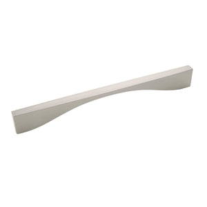 Channel Pull 8-13/16 Inch (224mm) Center to Center Satin Nickel