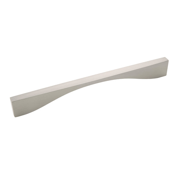 Channel Pull 8-13/16 Inch (224mm) Center to Center Satin Nickel