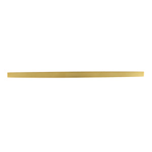 Channel Pull 12 Inch Center to Center Brushed Golden Brass