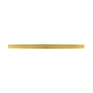 Channel Appliance Pull 12 Inch Center to Center Brushed Golden Brass