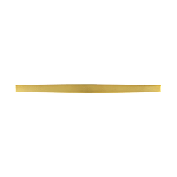 Channel Appliance Pull 12 Inch Center to Center Brushed Golden Brass