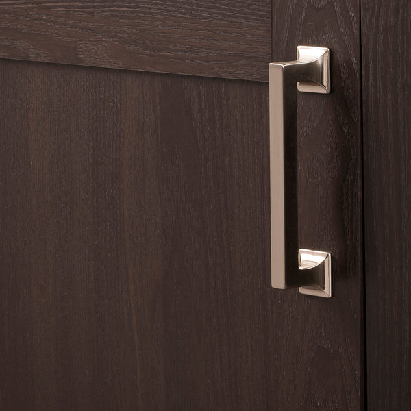 Studio Pull 5-1/16 Inch (128mm) Center to Center Satin Nickel