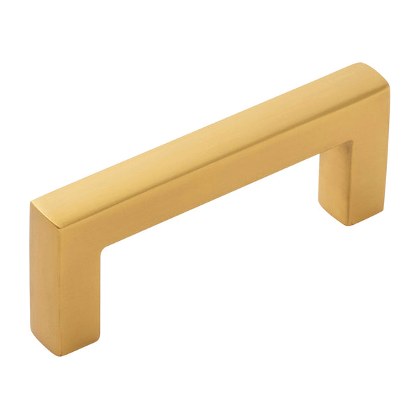 Coventry Pull 3 Inch Center to Center Brushed Golden Brass