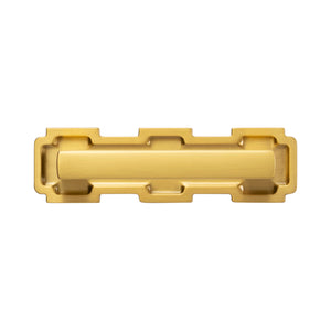 Coventry Pull 3 Inch Center to Center Brushed Golden Brass