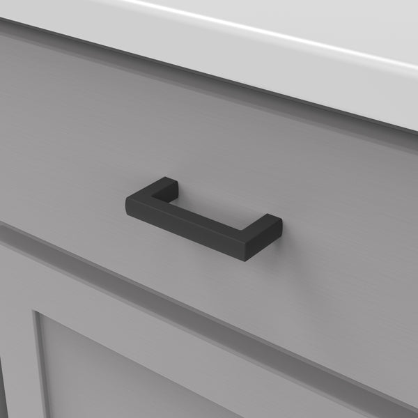 Coventry Pull 3 Inch Center to Center Matte Black