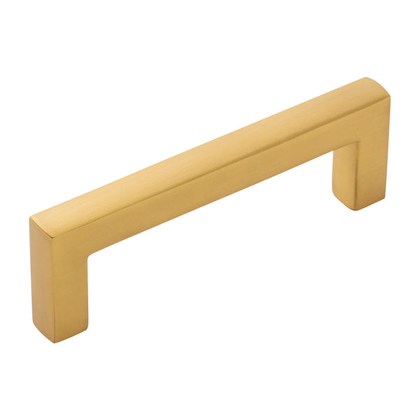 Coventry Pull 3-3/4 Inch (96mm) Center to Center Brushed Golden Brass