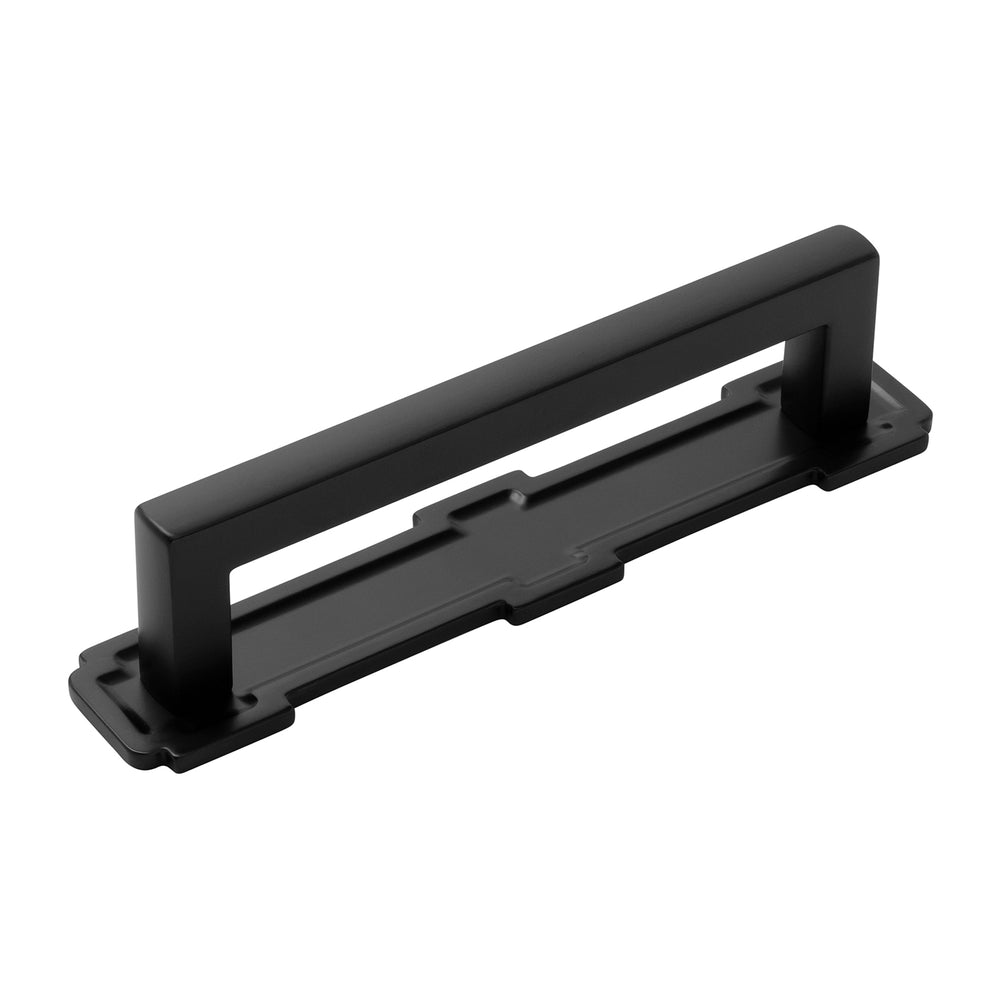 Coventry Pull Backplate 5-1/16 Inch (128mm) Center to Center Matte Black