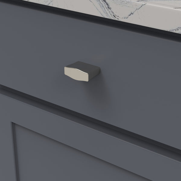 Emerge Pinch Knob 1-1/4 Inch Center to Center Polished Nickel