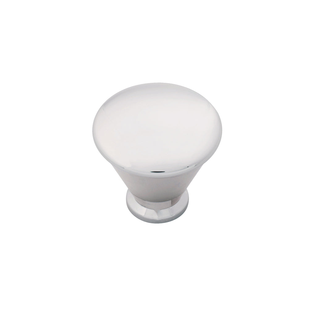 Facette Knob 1-1/4 Inch Diameter Polished Nickel