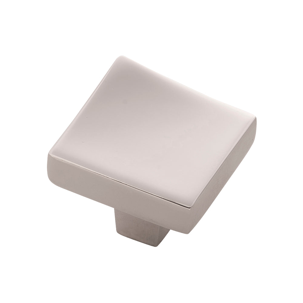Flex Knob 1-1/4 Inch Square Polished Nickel