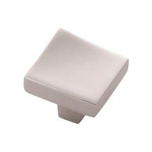 Flex Knob 1-1/4 Inch Square Polished Nickel