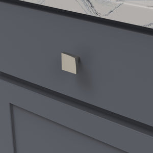 Flex Knob 1-1/4 Inch Square Satin Nickel