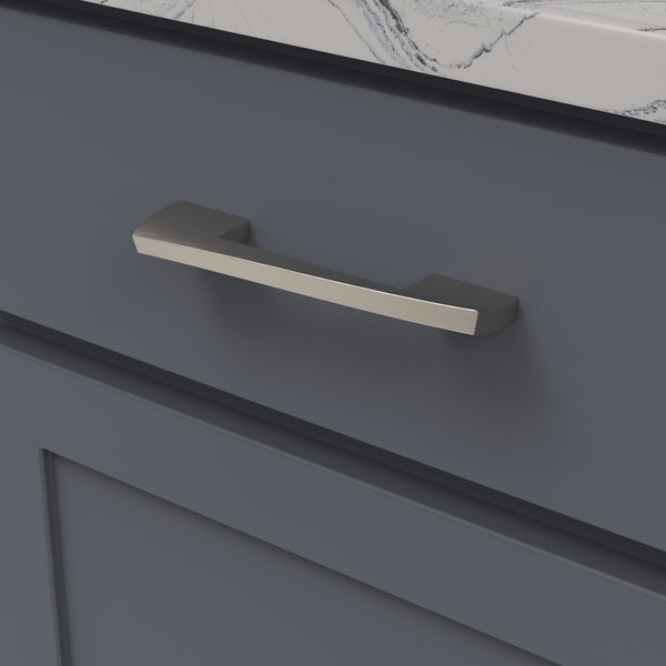 Flex Pull 5-1/16 Inch (128mm) Center to Center Satin Nickel