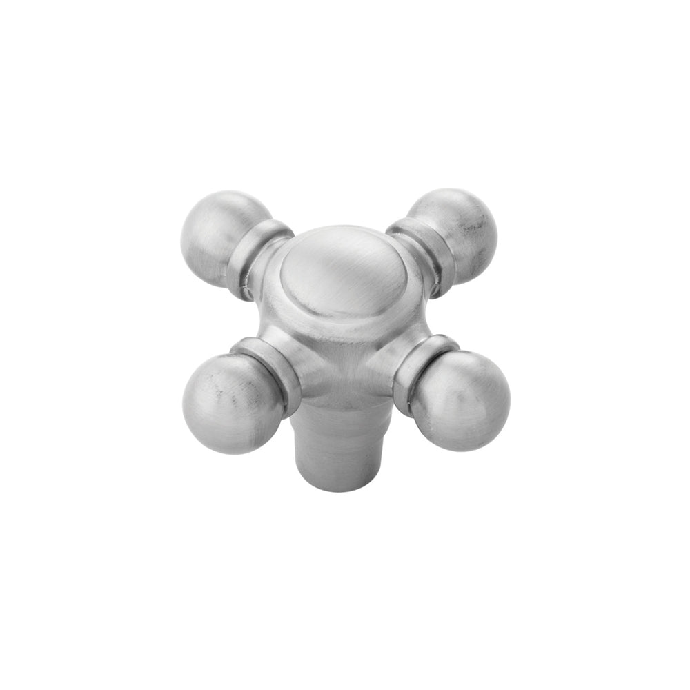 Fuller Knob 1-11/16 Inch x 1-11/16 Inch Stainless Steel