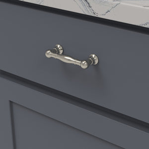 Fuller Pull 3 Inch Center to Center Polished Nickel