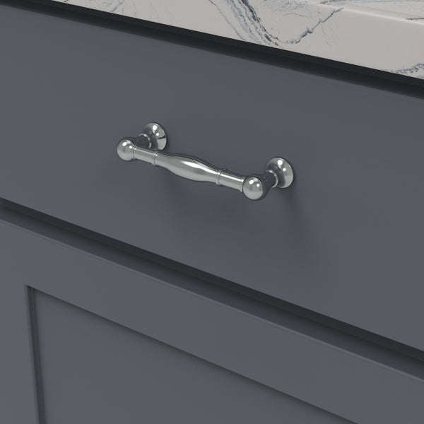 Fuller Pull 3-3/4 Inch (96mm) Center to Center Chrome