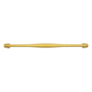 Fuller Pull 12 Inch Center to Center Brushed Golden Brass