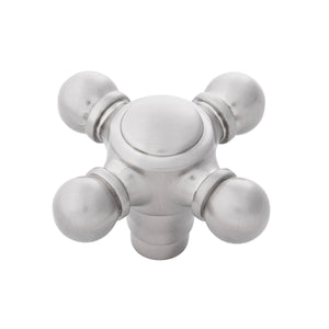 Fuller Knob 2-1/8 Inch x 2-1/8 Inch Stainless Steel