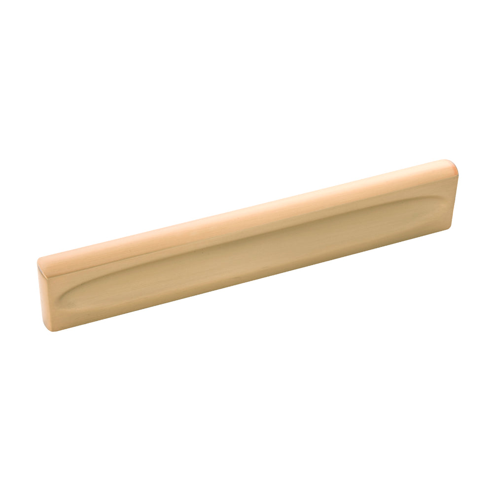 Ingot Pull 5-1/16 Inch (128mm) Center to Center Brushed Golden Brass