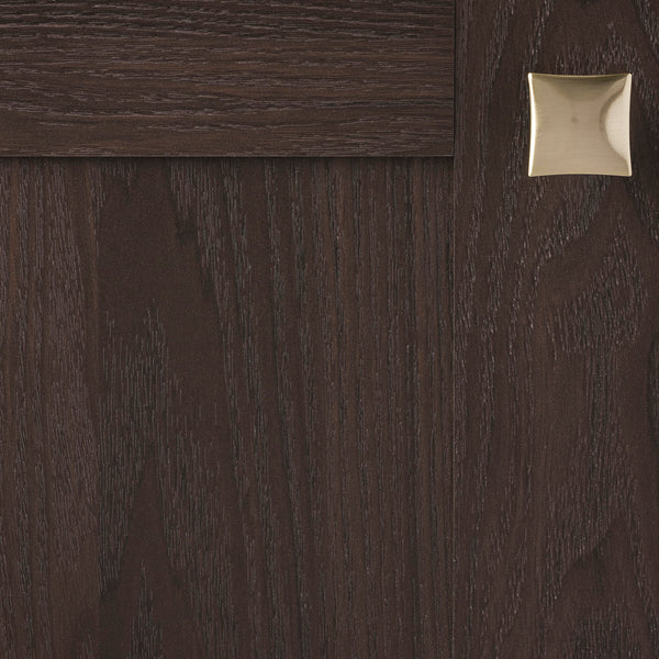 Twist Knob 1-1/4 Inch Square Elusive Golden Nickel