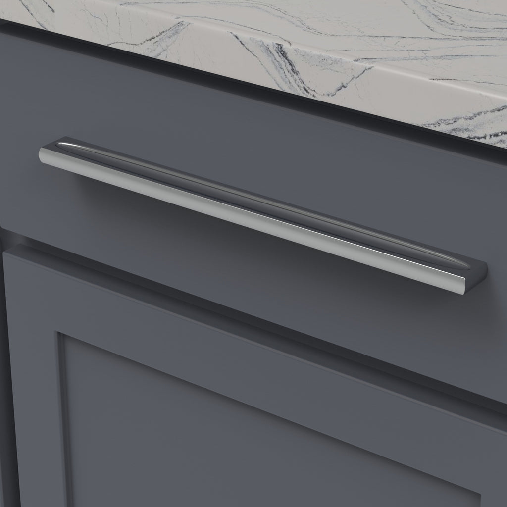 Ingot Pull 12 Inch Center to Center Chrome Finish