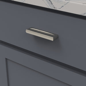 Ingot Pull 3 Inch Center to Center Satin Nickel