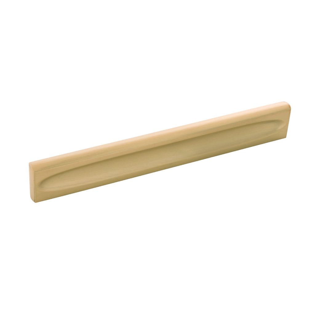 Ingot Pull 6-5/16 Inch (160mm) Center to Center Brushed Golden Brass Finish