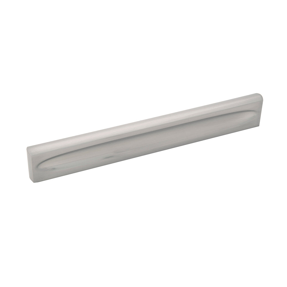 Ingot Pull 6-5/16 Inch (160mm) Center to Center Satin Nickel