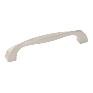 Twist Pull 5-1/16 Inch (128mm) Center to Center Satin Nickel