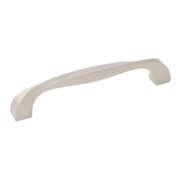 Twist Pull 5-1/16 Inch (128mm) Center to Center Satin Nickel