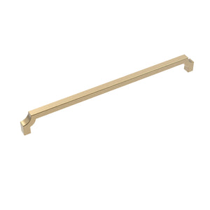 Monarch Appliance Pull 18 Inch Center to Center Brushed Golden Brass