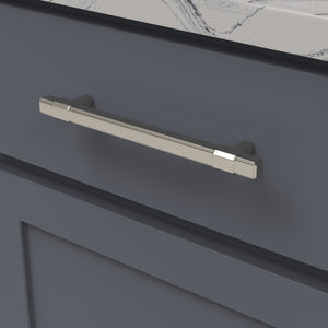 Monroe Pull 6-5/16 Inch (160mm) Center to Center Polished Nickel