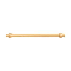 Ostia Pull 7-9/16 Inch (192mm) Center to Center Brushed Golden Brass