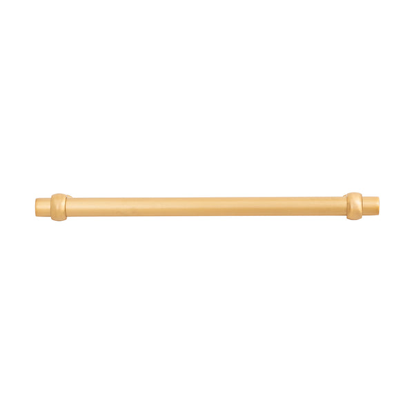 Ostia Pull 7-9/16 Inch (192mm) Center to Center Brushed Golden Brass