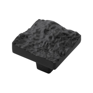 Sandrine Knob 1-3/8 Inch Square Black Mist