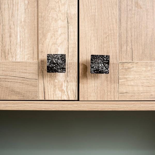 Sandrine Knob 1-3/8 Inch Square Black Mist