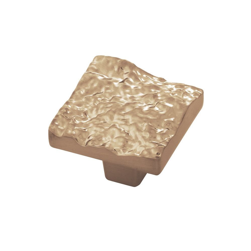 Sandrine Knob 1-3/8 Inch Square Champagne Bronze