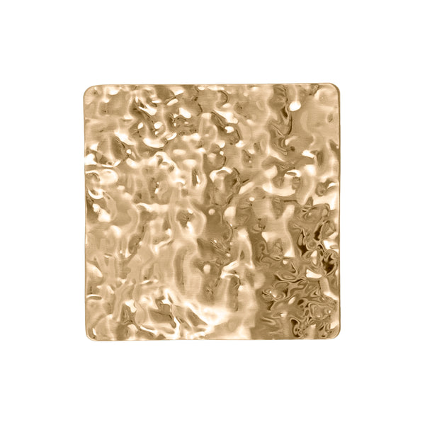 Sandrine Knob 1-3/8 Inch Square Champagne Bronze
