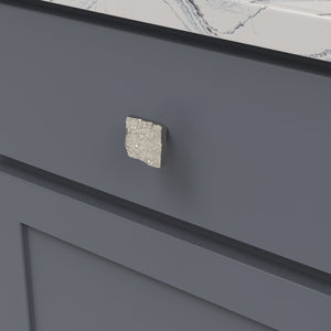 Sandrine Knob 1-3/8 Inch Square Satin Nickel