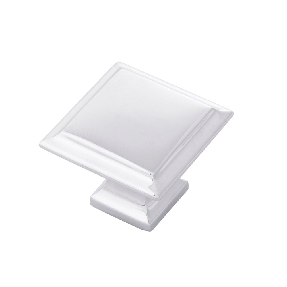 Studio II Knob 1-1/4 Inch Square Chrome