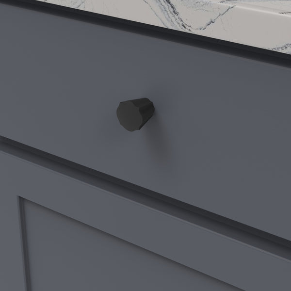 Trellis Knob 1-3/16 Inch Diameter Matte Black