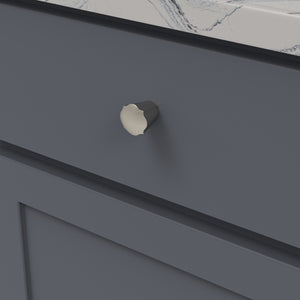 Trellis Knob 1-3/16 Inch Diameter Satin Nickel