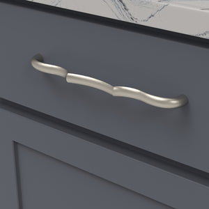 Trellis Pull 8-13/16 Inch (224mm) Center to Center Satin Nickel