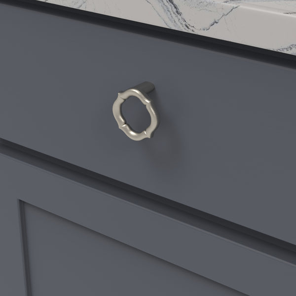 Trellis Pendant Pull 2 Inch Diameter Satin Nickel