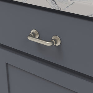 Urbane Pull 3 Inch Center to Center Satin Nickel