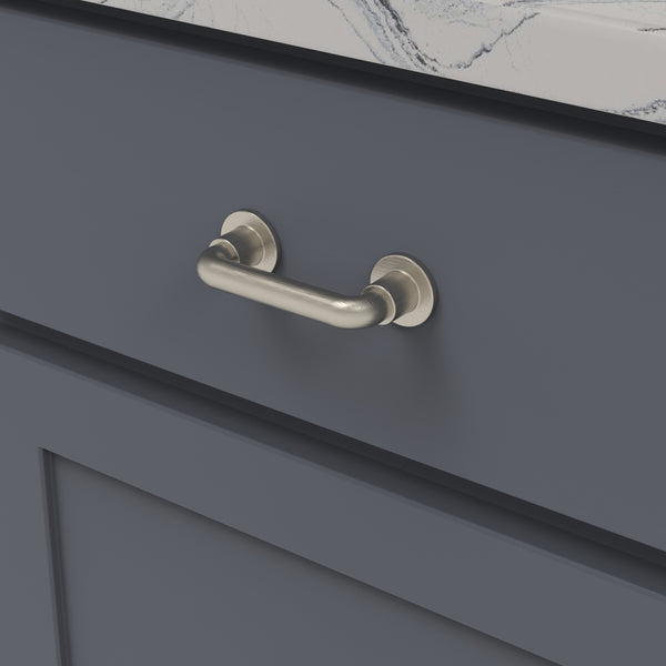 Urbane Pull 3 Inch Center to Center Satin Nickel