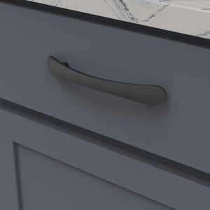 Vale Pull 5-1/16 Inch (128mm) Center to Center Matte Black